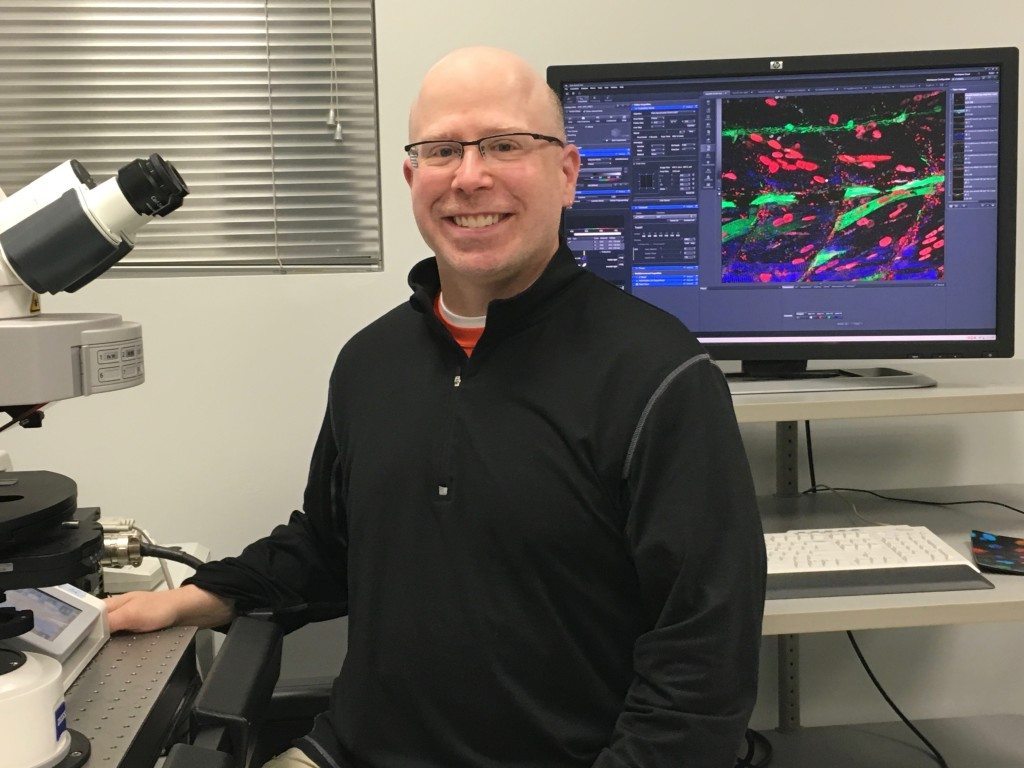 Dr.Lancman in Lab