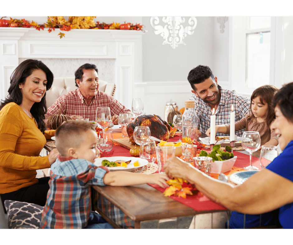 Thanksgiving Dinner Ethnic Family
