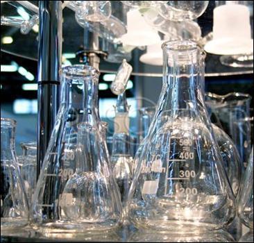 Empty Beakers in Science Lab