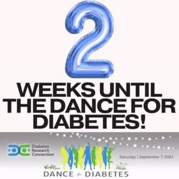 Are you ready to groove?💃 Join us in two weeks for our 2024 Dance for Diabetes on Saturday, September 7th! Register at the link in our bio.