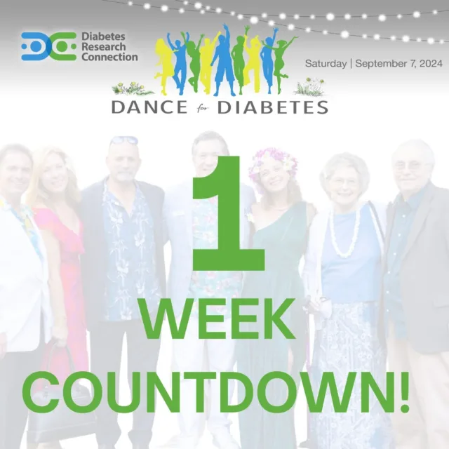 Friendly reminder! Our Dance for Diabetes fundraiser is just one week away! Join us for a night of dancing, live music, great food, fun auction items, and supporting type 1 diabetes research. See you there! Register at the link in our bio.
#DanceForDiabetes #SupportResearch #FindACure
